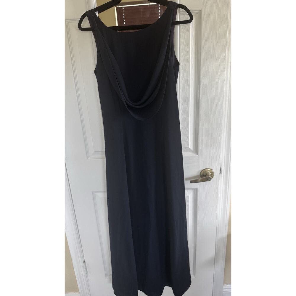 ONXY NITE NAVY BLUE MAXI DRESS SIZE 6